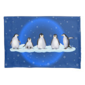 Penguin-Familie Kissenbezug (Vorderseite)
