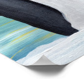 Penguin Familie mit Baby Penguin Poster (Ecke)