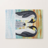 Penguin Familie mit Baby Penguin Puzzle (Horizontal)