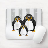 Penguin-Familie Mousepad (Mit Mouse)
