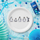 Penguin-Familie Pappteller (Party)