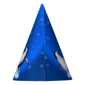 Penguin-Familie Partyhütchen (Rückseite)