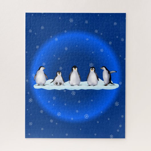 Penguin-Familie Puzzle (Vertikal)