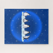 Penguin-Familie Puzzle (Horizontal)