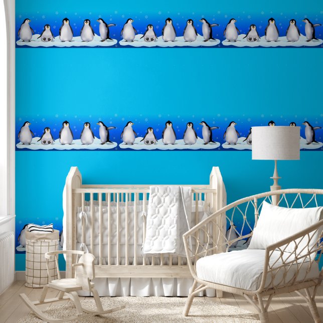 Penguin-Familie Tapete (Kinder)