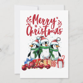 Penguin-Familie Weihnachten