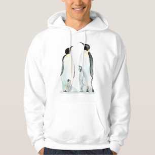 Penguin Familie Zwei Kinder Pinguin Hoodie