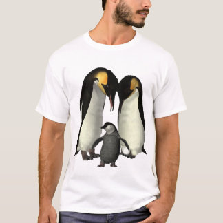 Penguin-Familien-T - Shirt