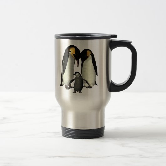 Penguin-Familien-Tasse Reisebecher (Rechts)