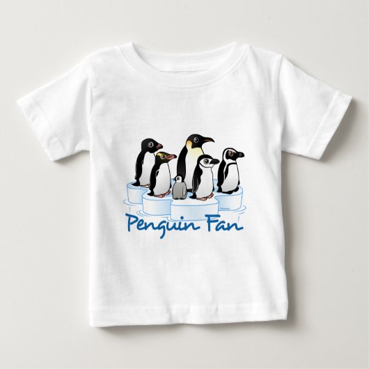 Penguin Fan Baby T-shirt (Vorderseite)