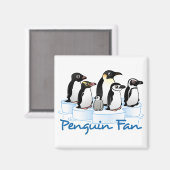 Penguin Fan Magnet (Vorderseite/Rückseite)