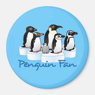 Penguin Fan Magnet