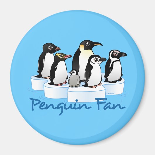 Penguin Fan Magnet (Vorne)