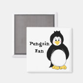 Penguin Fan Magnet (Vorderseite/Rückseite)