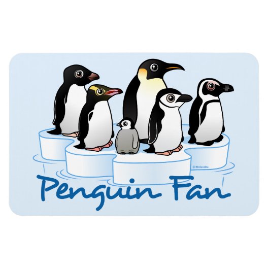 Penguin Fan Magnet (Horizontal)