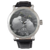 Penguin-Farbenexplosion Armbanduhr (Vorderseite)