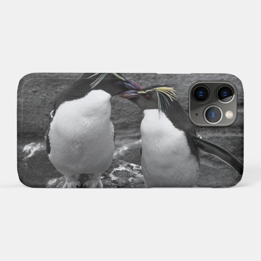 Penguin-Farbenpracht Case-Mate iPhone Hülle (Rückseite (Horizontal))