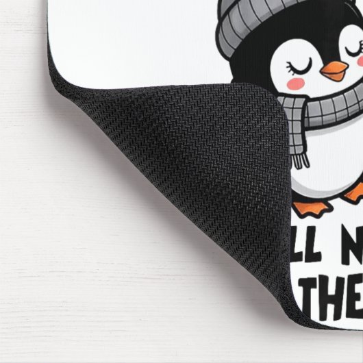 Penguin Find Friends Who Are As Crazy As You & Mousepad (Ecke)