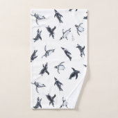 Penguin Flight Squad | Ocean Art Design Badhandtuch Set (Handtuch)