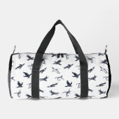 Penguin Flight Squad | Ocean Art Design Duffle Bag (Rückseite)