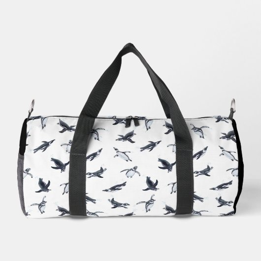 Penguin Flight Squad | Ocean Art Design Duffle Bag (Rückseite)