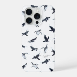 Penguin Flight Squad | Ocean Art Design iPhone 15 Pro Hülle