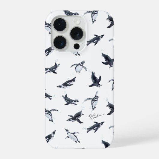 Penguin Flight Squad | Ocean Art Design iPhone Hülle (Rückseite)