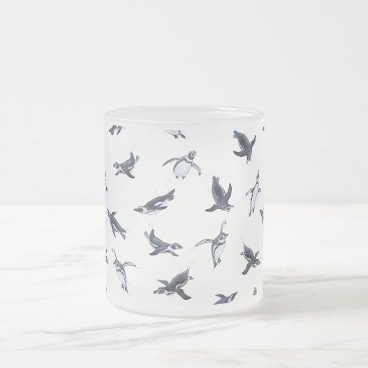 Penguin Flight Squad | Ocean Art Design Mattglastasse (Mittel)