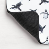 Penguin Flight Squad | Ocean Art Design Mousepad (Ecke)