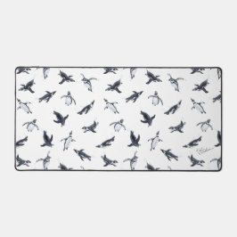 Penguin Flight Squad | Ocean Art Design Schreibtischunterlage