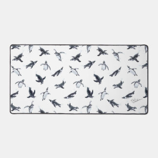 Penguin Flight Squad | Ocean Art Design Schreibtischunterlage