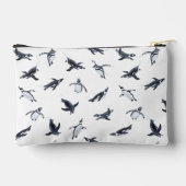 Penguin Flight Squad | Ocean Art Design Zubehörtasche (Rückseite)