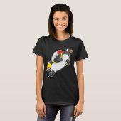 Penguin Flying Jetpack T-Shirt (Vorne ganz)