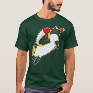 Penguin Flying Jetpack T-Shirt