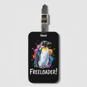 Penguin Freeloader-Residenzpolitik Gepäckanhänger (Vorderseite Vertikal)