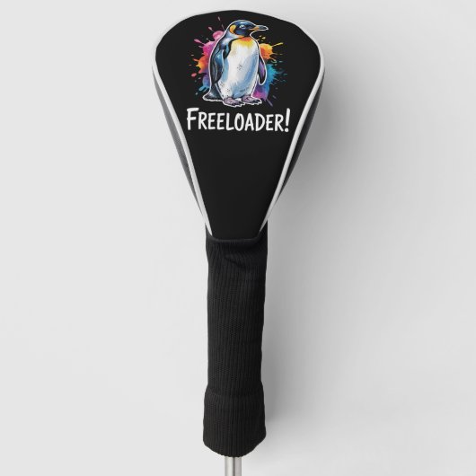 Penguin Freeloader-Residenzpolitik Golf Headcover (Vorderseite)
