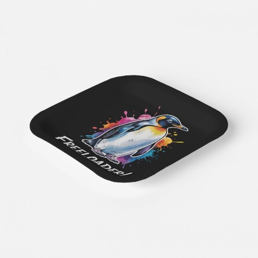 Penguin Freeloader-Residenzpolitik Pappteller (Gewinkelt)