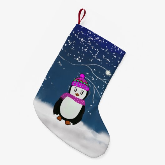 Penguin-Freund-WeihnachtsStrumpf Kleiner Weihnachtsstrumpf (Vorderansicht (hängend))