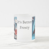 Penguin Frosty Beer Tasse Custom Christmas Geschen (Mittel)