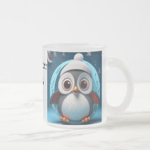 Penguin Frosty Beer Tasse Custom Christmas Geschen