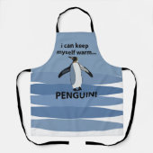 Penguin Fun Baking Chef Schürze (Vorderseite)