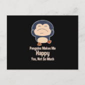 Penguin Funny Postkarte (Vorderseite)