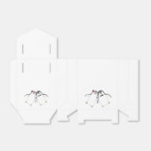 Penguin Gastgeschenk Hochzeit Box Niedlich Pinguin Geschenkschachtel (Ungefaltet)