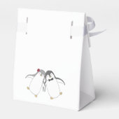 Penguin Gastgeschenk Hochzeit Box Niedlich Pinguin Geschenkschachtel (Rückseite)