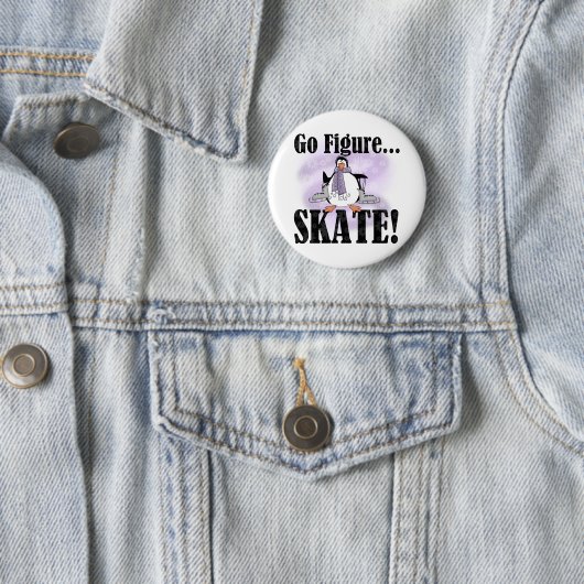 Penguin gehen Zahl Skate Button (Beispiel)