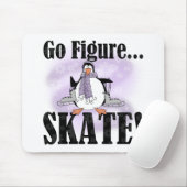 Penguin gehen Zahl Skate Mousepad (Mit Mouse)