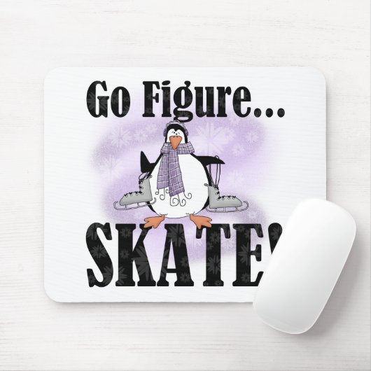 Penguin gehen Zahl Skate Mousepad (Mit Mouse)