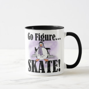 Penguin gehen Zahl Skate Tasse