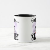 Penguin gehen Zahl Skate Tasse (Zentrum)