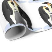 Penguin Geschenkpapier (Rolleneckpunkt)